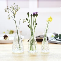 nordic hydroponic glass vase home decoration accessories modern living room desktop transparent flower arrangement vase decor