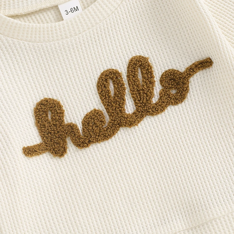 Свитшот с длинным рукавом и вышивкой на осень/весну