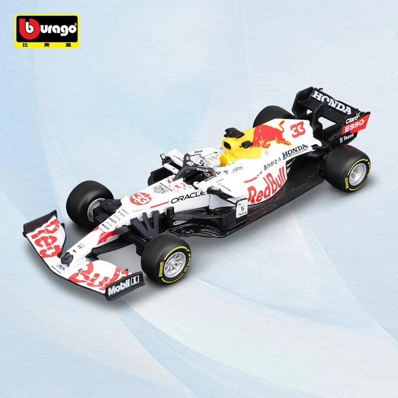 

Bburago 1:43 2021 Red Bull RB16B #33 Alloy Racing Car Model F1 Formula One Racing Team Simulation Diecast Vehicle Model Kids Toy