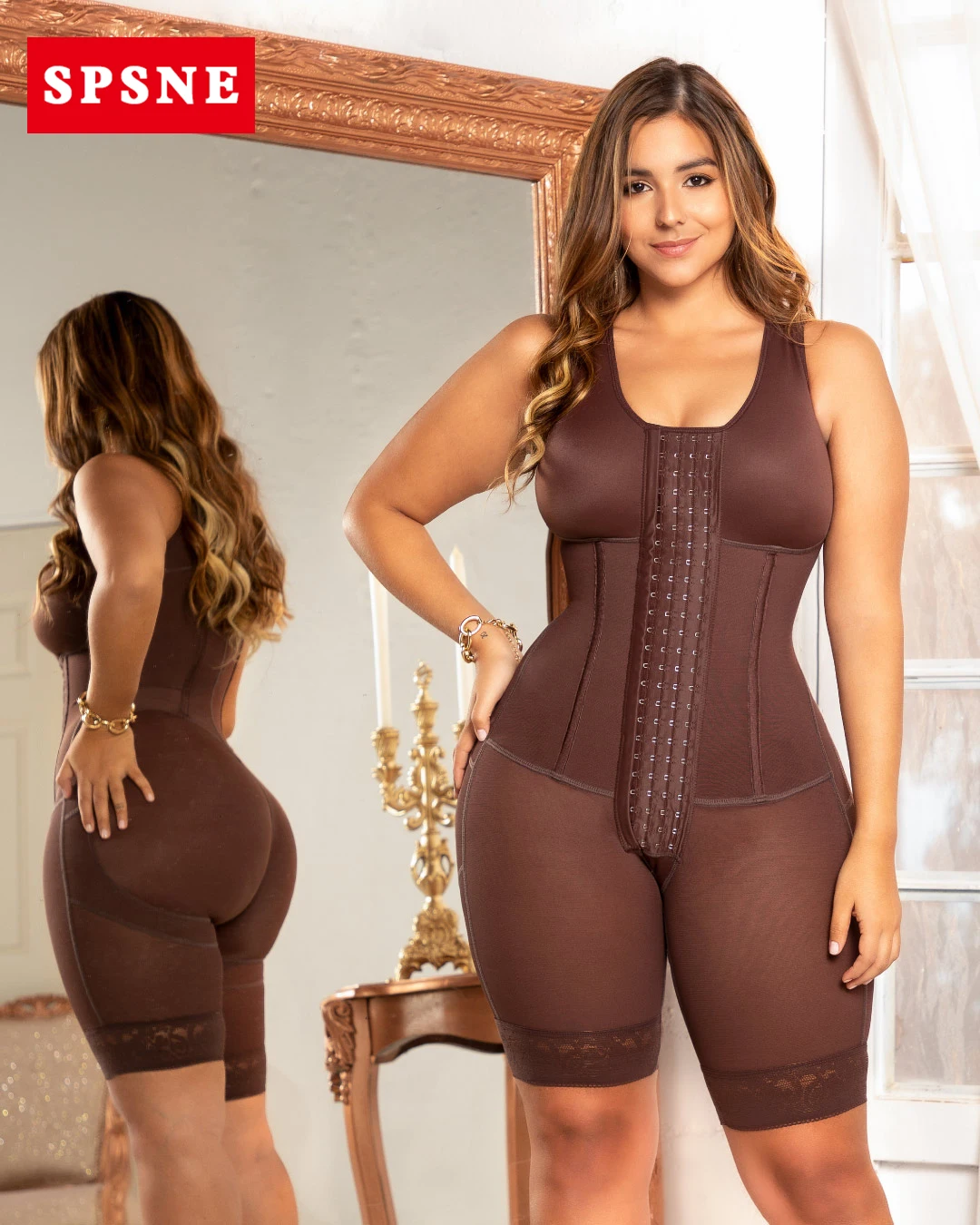 

Breast-Covering Sleeveless One-Piece Breasted Breast-Covering Shapewear Fajas Colombianas Corsets For Women Waist Trainer Skims