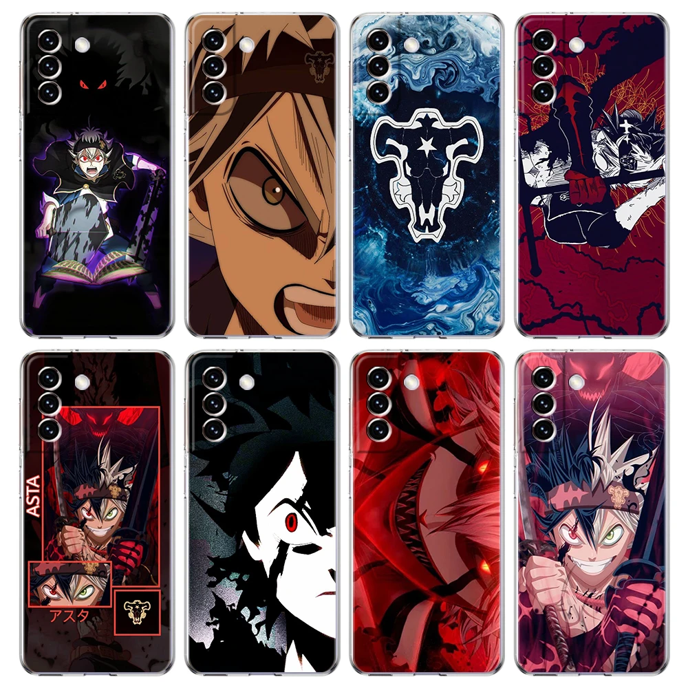 

Asta Black Transparent TPU Case For Samsung Galaxy S22 S20 FE Note 20 10 S21 Ultra S10 S10E M21 M31 M32 Lite Plus Shell Fundas
