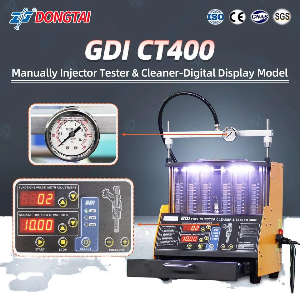 GDI-CT400 Ручной тестер и очиститель-цифровой дисплей Модель