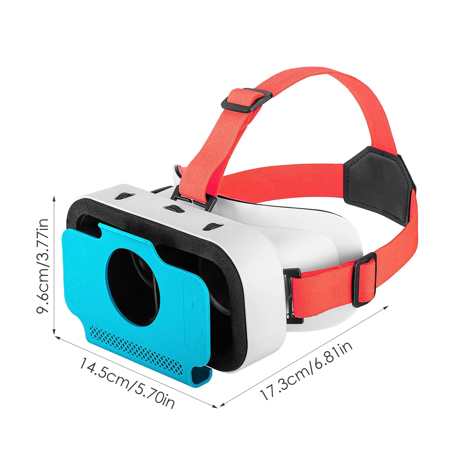 

VR Virtual Reality Glasses For Switch OLED Model For Kids Adults - Ergonomic 3D Glasses Headset Helmets With Adjustable Lens