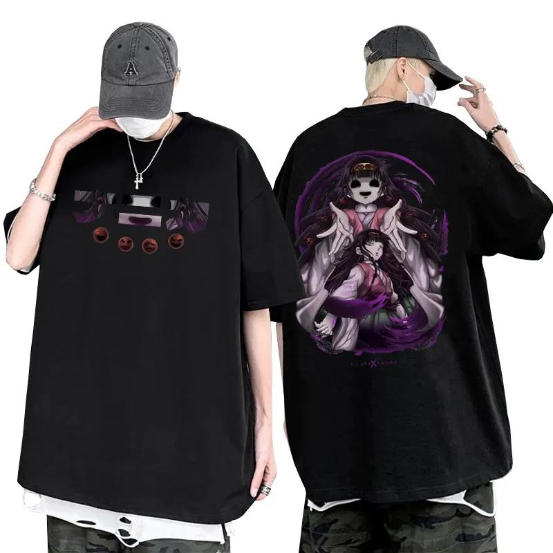 

Anime Hunter X Hunter Alluka Zoldyck Tshirt Harajuku Alluka Nanika Graphic T-shirts Men Manga Vintage T Shirts Male Eu Size Tees