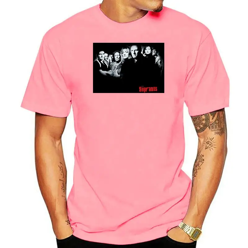 Обычные хлопковые футболки с короткими рукавами Мужская футболка The Sopranos —
