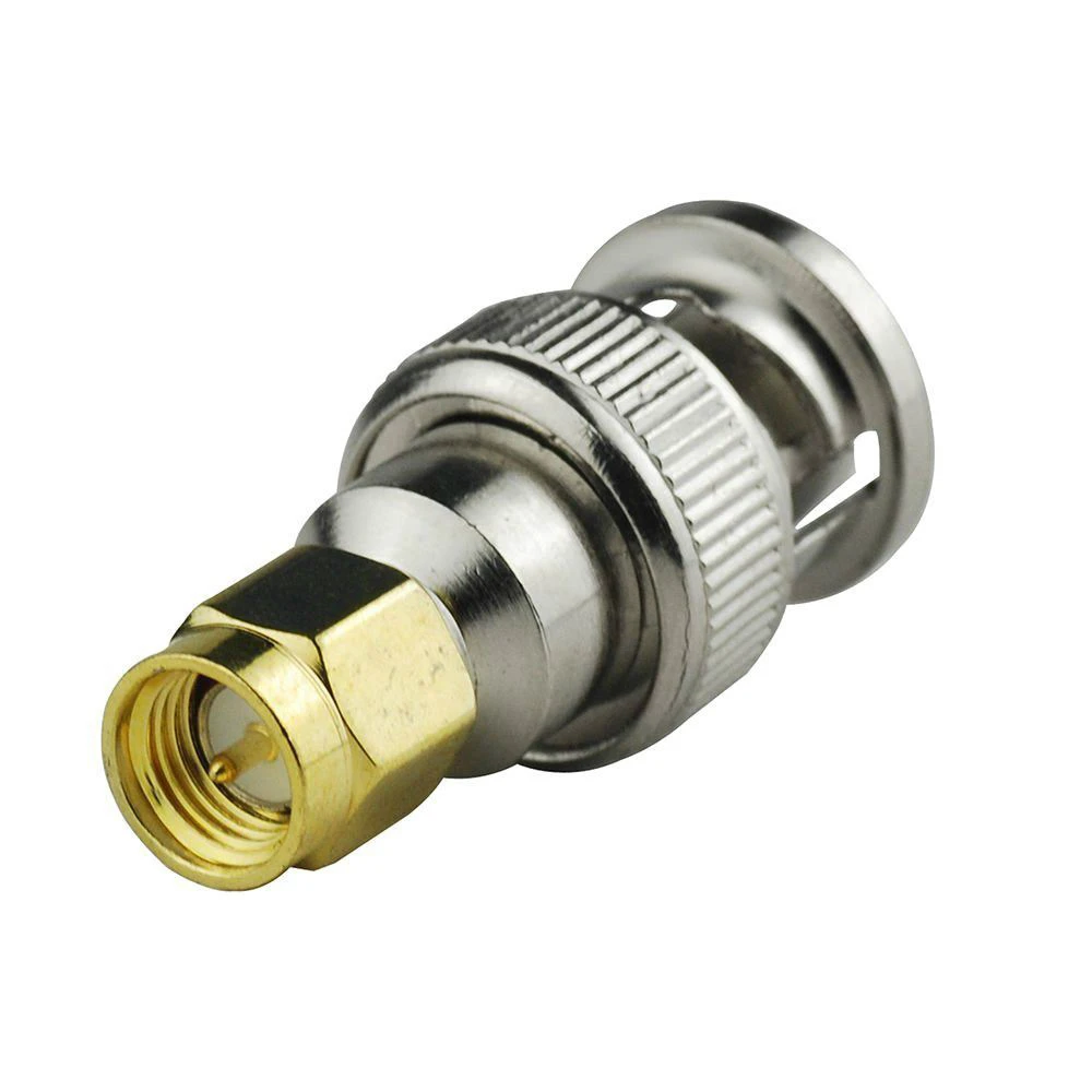 

2pcs RF coaxial coax adapter SMA male to BNC male