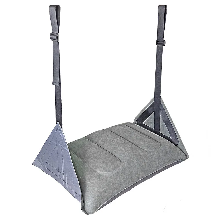 Comfy Hanger Travel Airplane Footrest Hammock inflatable PVC Foot Resting for Office Leg hanging swing |