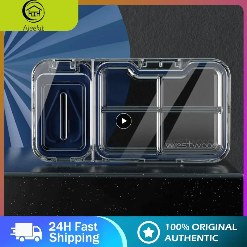 

Plastic Pill Box Portable Medicine Organizer Case Pill Cutter Separate Divider Container For Travel Dispenser Accessories Tools