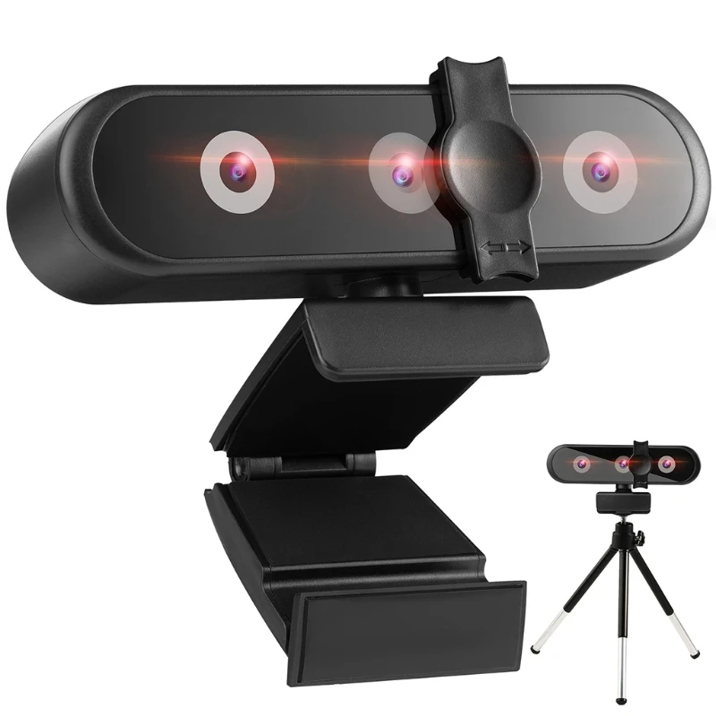

1080P Widescreen Webcam High Definition Built-in Microphone Free Drive