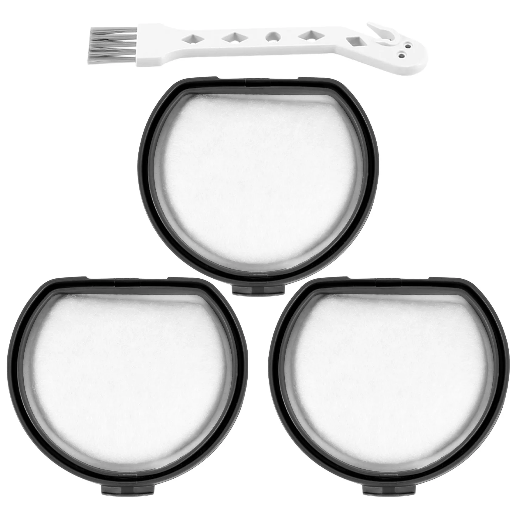 4 упаковки щеток и моющийся фильтр перед двигателем для AEG Electrolux QX9-1-50IB ASKQX9
