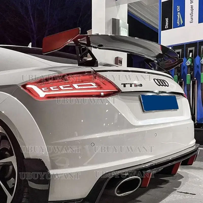 Спойлер для Audi Tt Tts Ttrs R8 MK3 Mk2 кованый задний багажник из настоящего углеродного