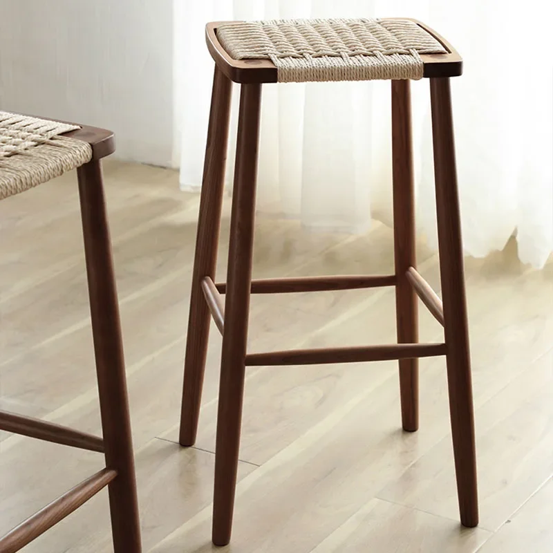 Деревянная простая миниатюрная садовая мебель средней высоты в японском стиле