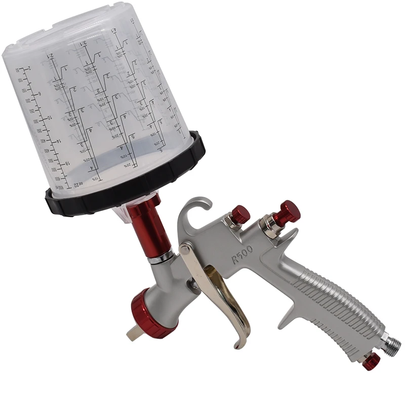 Высококачественный пистолет-распылитель LVLP R500 полный комплект 600 куб.см