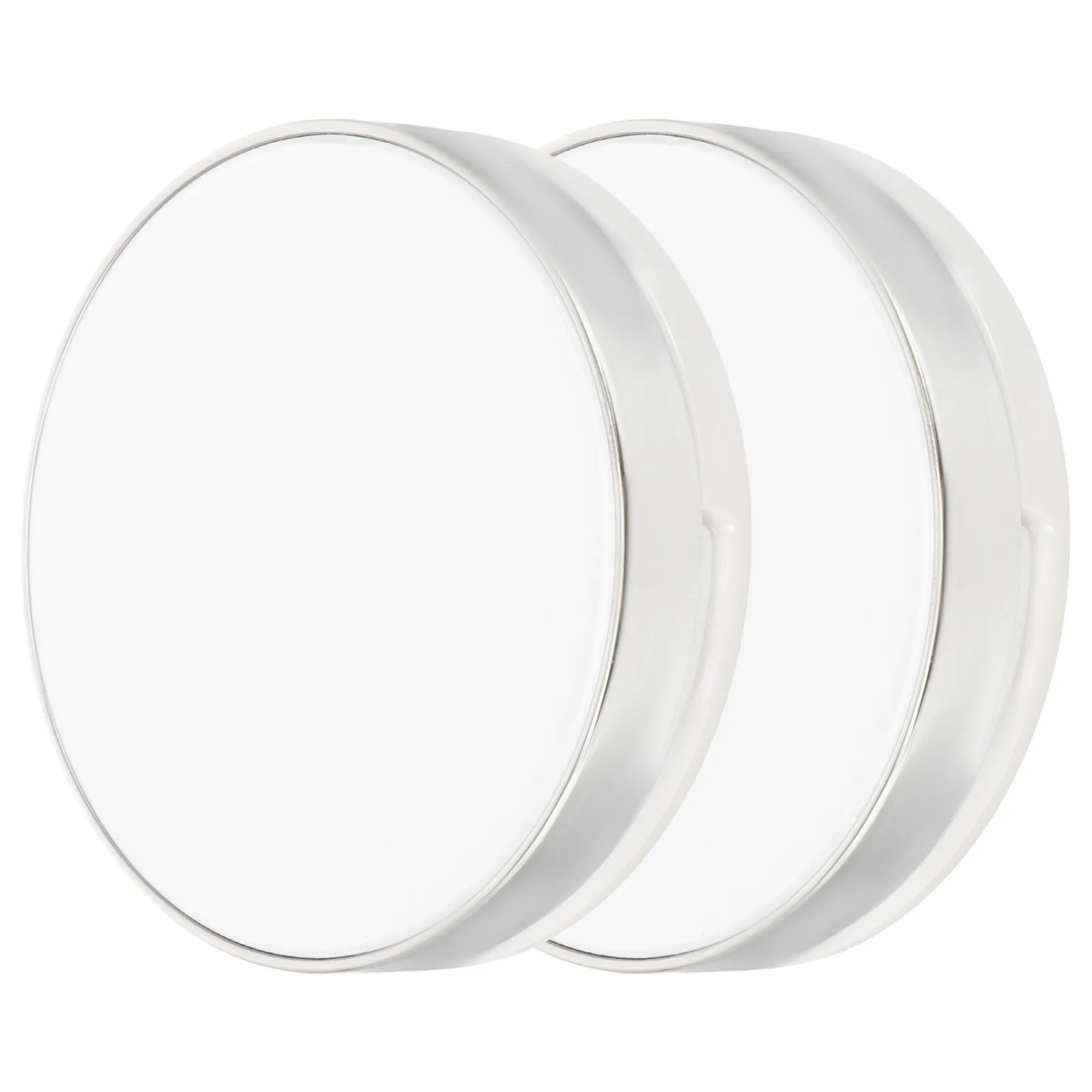 Фото Набор из 2-х пустых футляров для тонального крема/пудры, многоразовые, легкие, портативные, с аппликатором, для путешествий №2