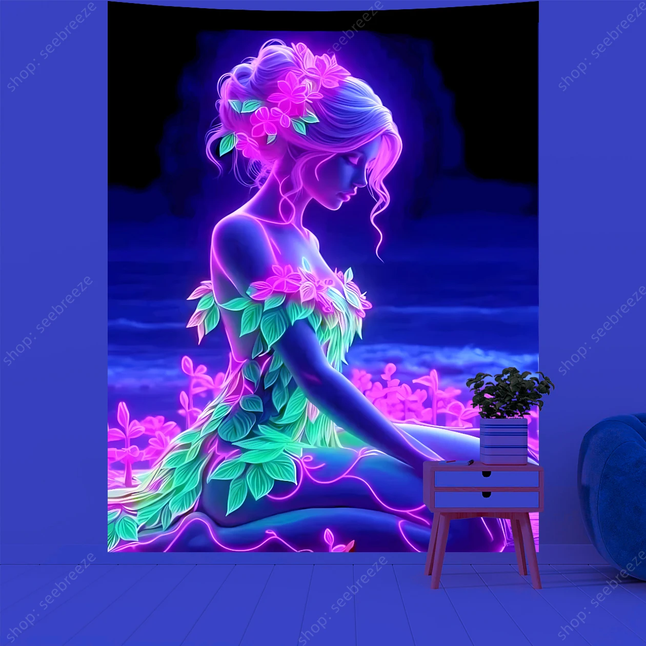 

Полиэстер гобелен Pink Goddess on The Beach