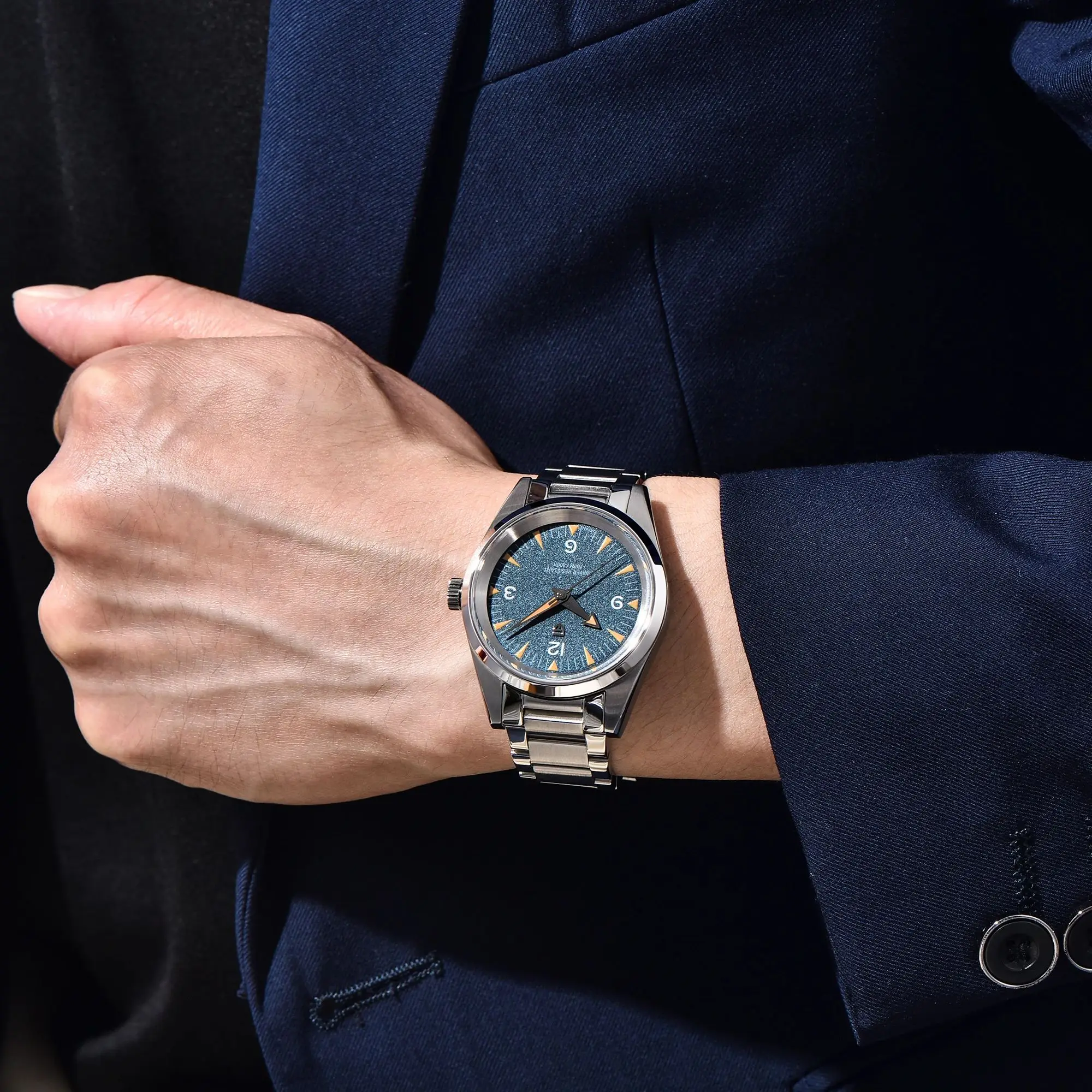 2024 PAGANI DESIGN Новые часы PD1793 38 мм Кварцевые наручные VK31 Механизм с сапфировым