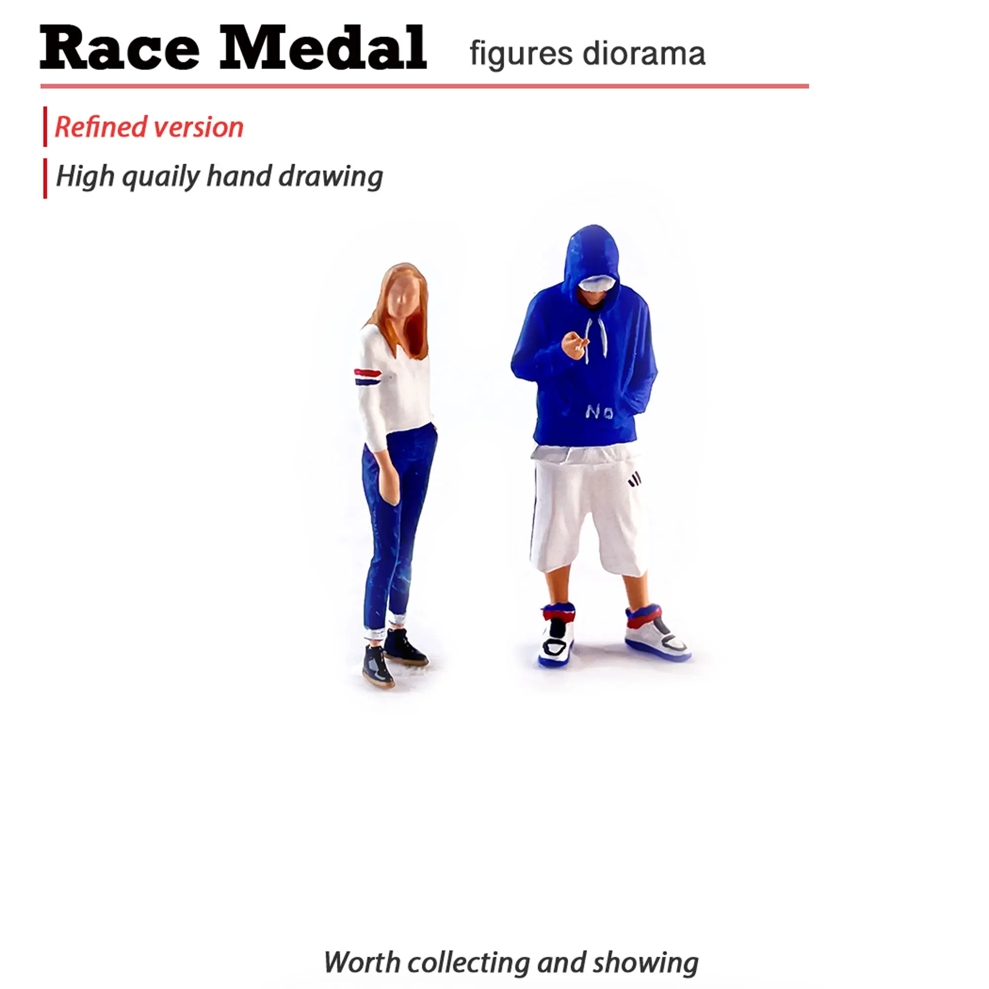 Коллекция 1/64 года модная Кукла с изображением сцены пары миниатюрная модель