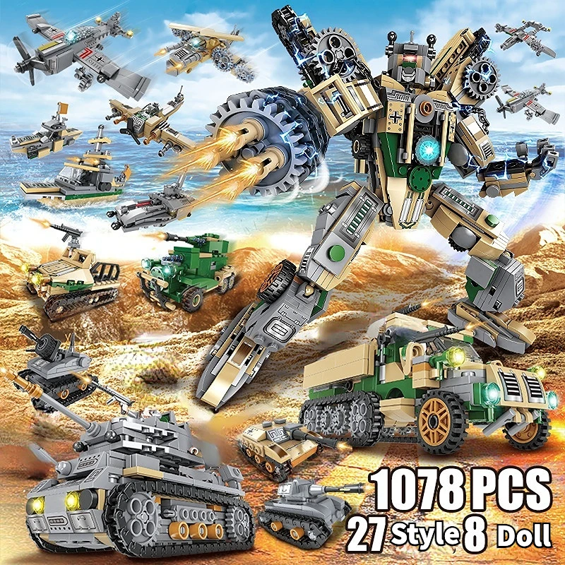 

Compatible with Lego Military Warships Cruiser Ship Building Blocks Aircraft Carrier Model Bricks for Children's Educational Toy
