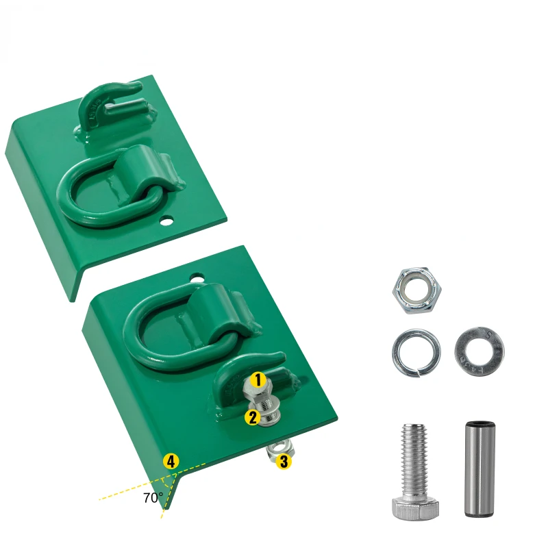 

Болты для трактора на крючках, болты 1/4 дюйма на крючках, кованые 4700LBS G70 хорошо подходят для трактора, домов на колесах, фурнитура для грузови...