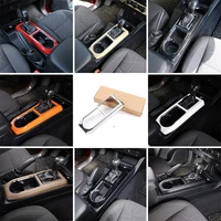for toyota tacoma 2016 2022 abs center control shift panel frame cup holder decorative sticker car interior accessories