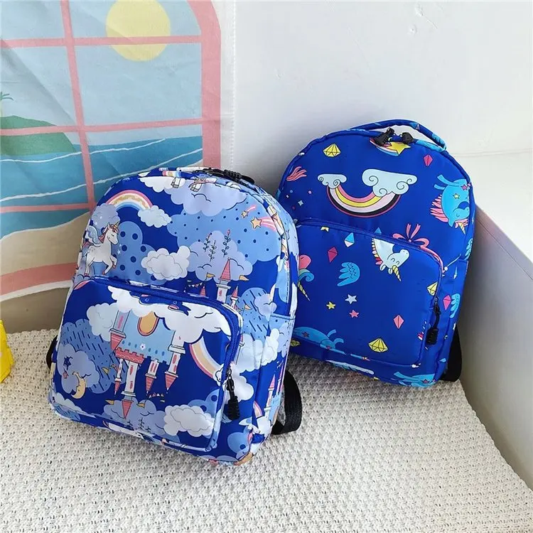 Cute Children Small Schoolbag In Kindergarten Baby Cartoon Unicorn Fashion Bags 3-4-year-old Boys Girls Small Travel Backpacks