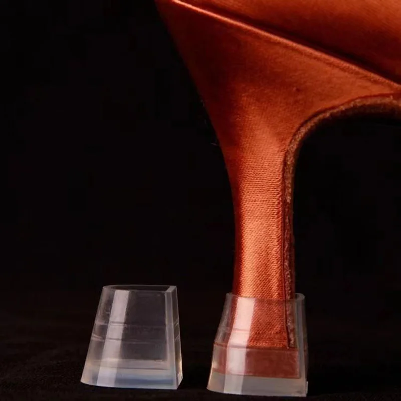 1 пара защитных чехлов на высоком каблуке для латинских танцев шпильках стопоры