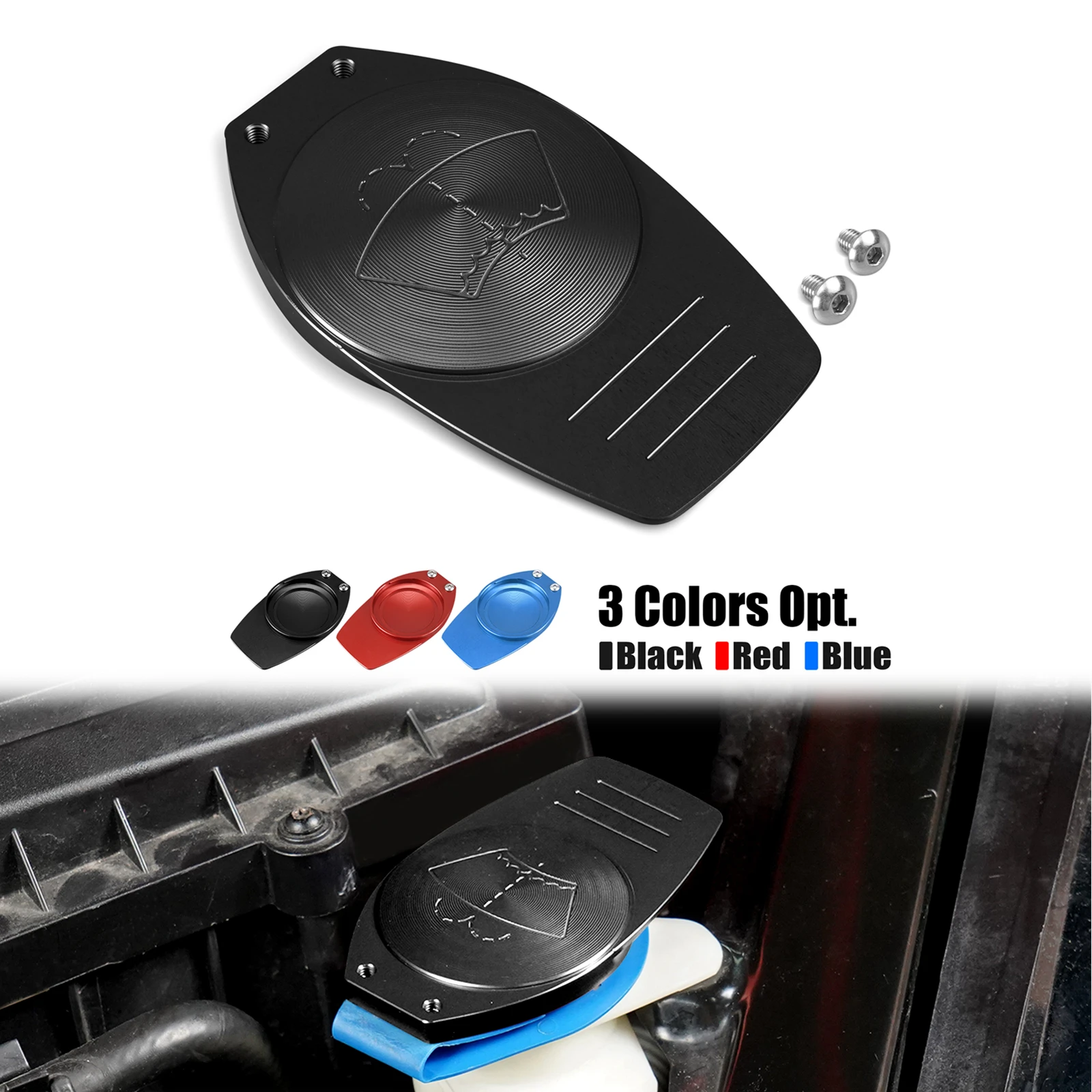 Резервуар для жидкости омывателя лобового стекла BEVINSEE VW Golf 7 GTI R Passat B8 Tiguan MK2