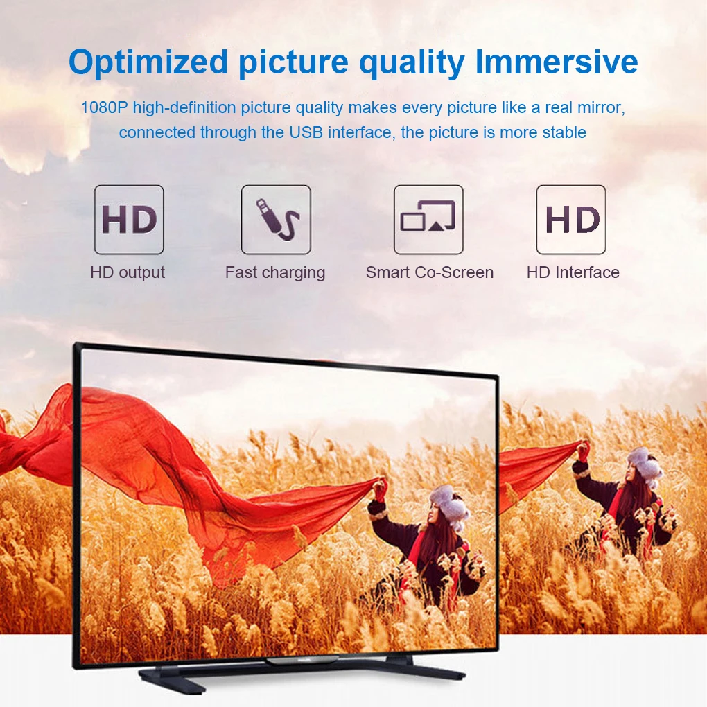 Беспроводной HDMI-совместимый адаптер G2 Wifi-ресивер 1080P HD ТВ-адаптер для Airplay Media Streamer