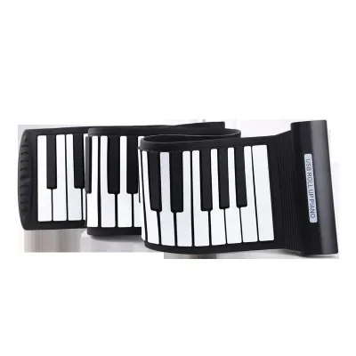 Свернутая MIDI цифровая клавиатура для фортепиано электронная дешевая цена