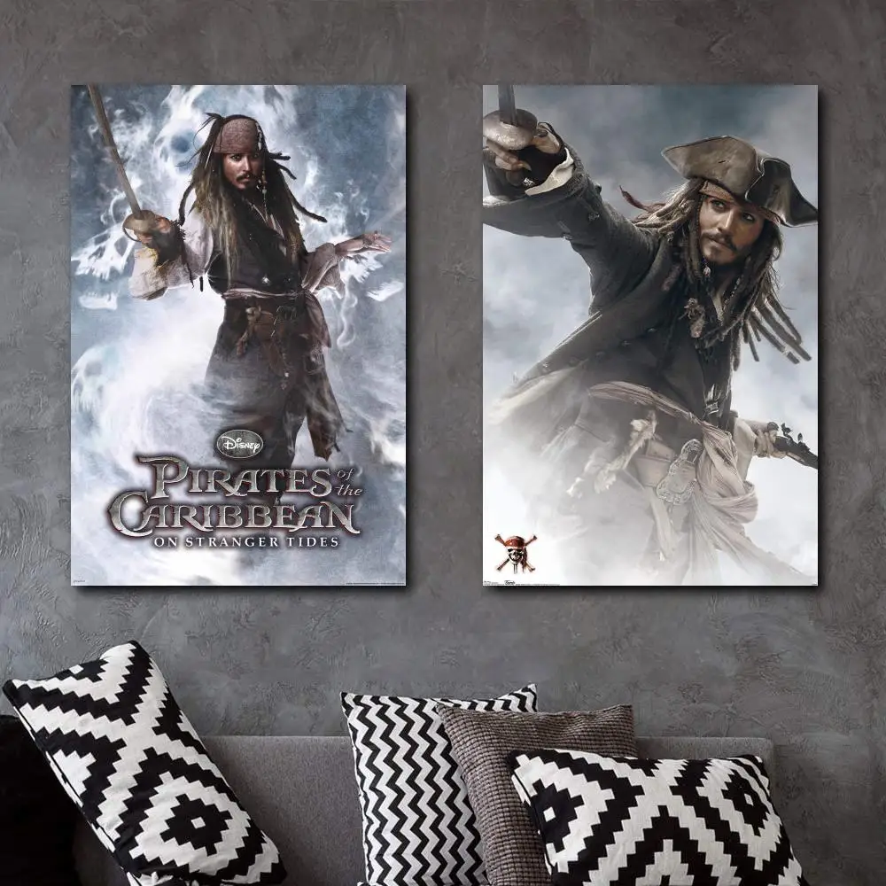 

Pirates of The Caribbean On Stranger Tides HD Print Canvas Poster Bedroom Decor Sports Landscape Office Room Decor Poster Gift
