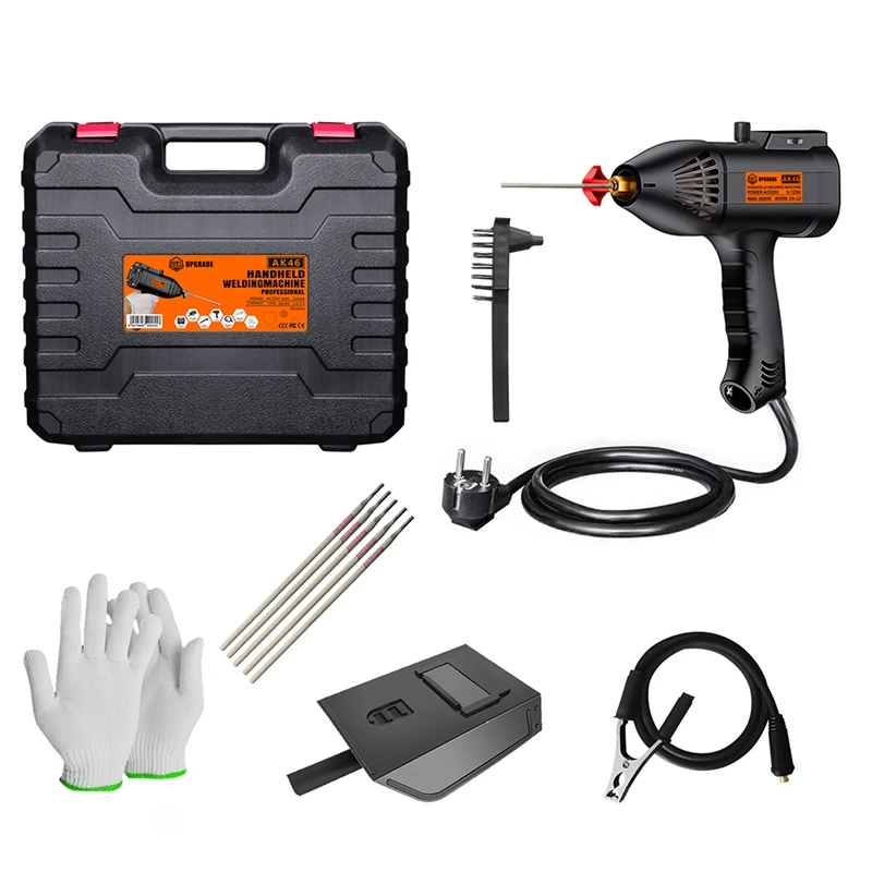 

3900W Handheld Electric Welder 2-14 Thickness Automatic Welding Digital Current Regulation Welder DIY Tool-EU Plug