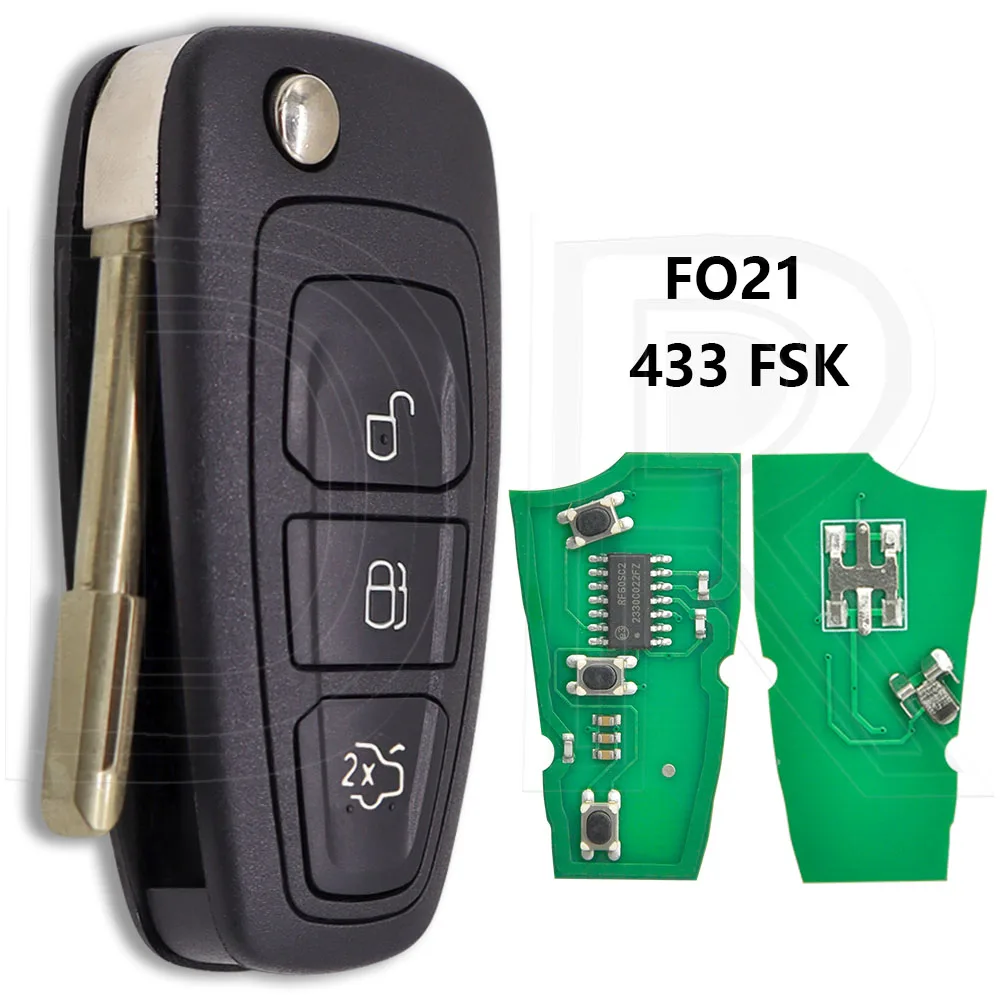 

Отличный чип 433 FSK 4D60/4D63/83 5WK50165 5WK50166 5WK50168 HU1010/FO21 Автомобильный дистанционный ключ Ford Focus Kuga Fiesta C-Max Mondeo Galaxy