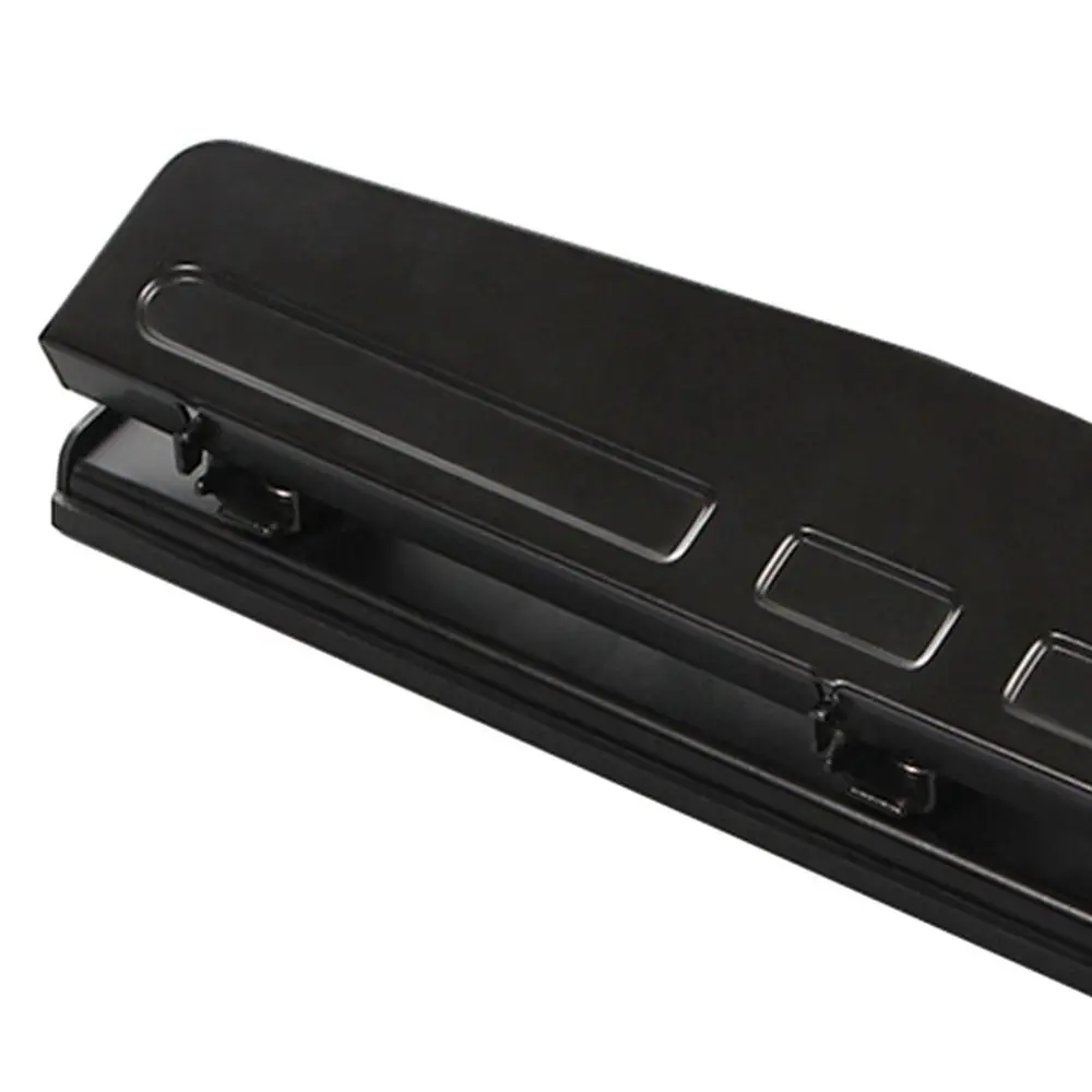 Обучающий высокоточный 3-отвердной дырокол для бумаги металлический 12 листов