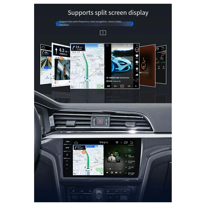 Автомобильный адаптер 4 + 64G беспроводной Android Auto Carplay AI TV Smart Box автомобильная