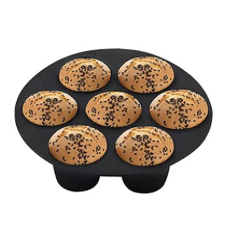 

Silicone Muffin Cupcake Mold Non-Stick Cake Mould Baking Cups Pan Tray Kitchen Bakeware Tool For 3.5-5.8L Air Fryer Accessories