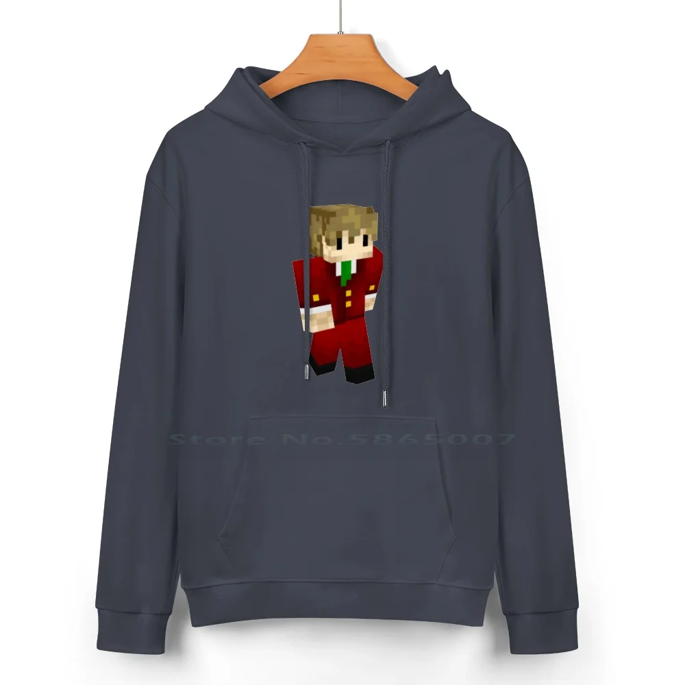 Толстовка Grian из чистого хлопка свитер с капюшоном 24 цвета зернистость Carft Streamers