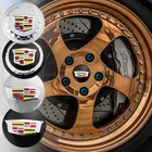 4 шт., декоративные наклейки на ступицы колеса для Cadillac CTS ATS SRX BLS XLR XTS STS XT4 CT4 XT5 CT5 XT6 CT6