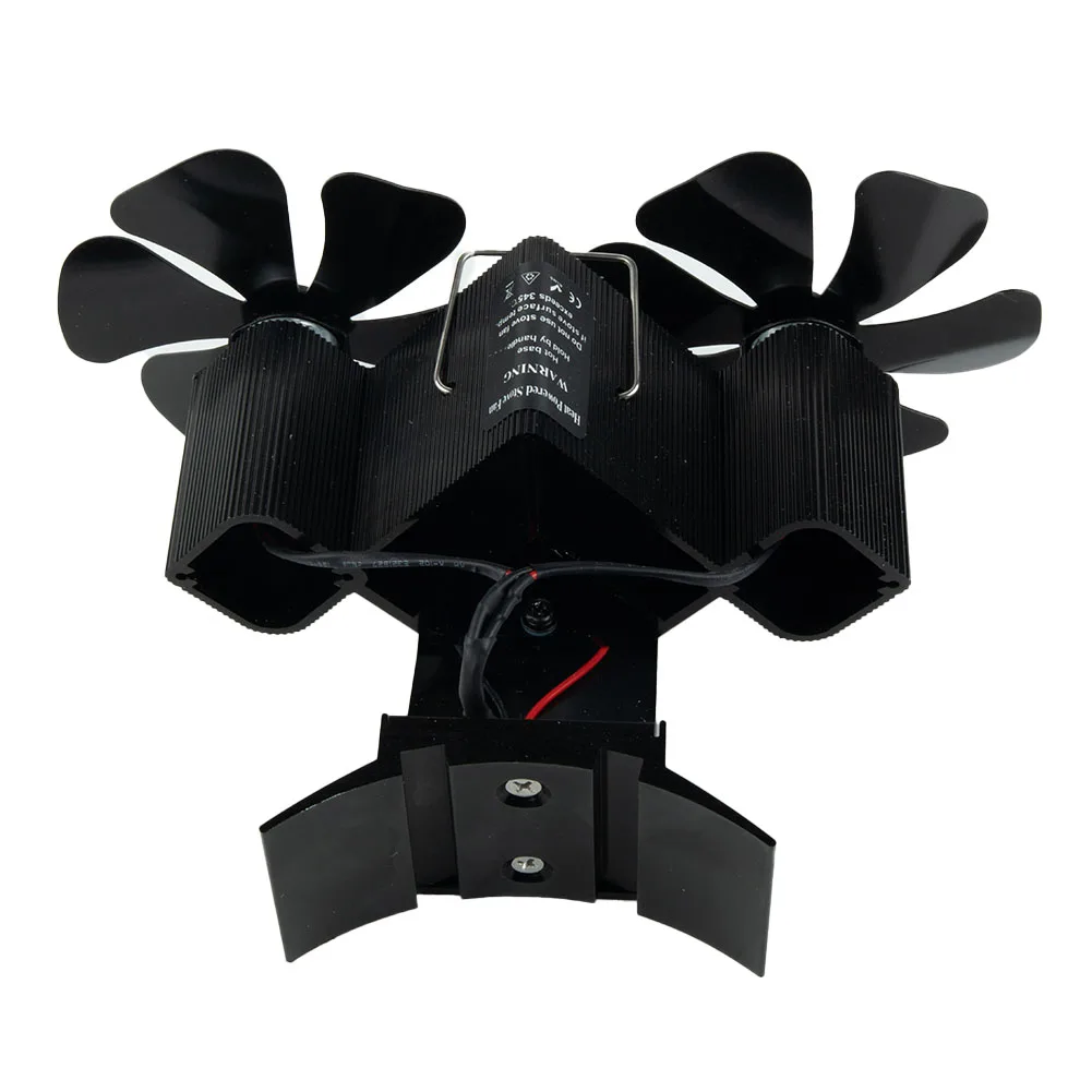

Eco Friendly Fireplace Fan, Unpowered Operation, Double End Chimney Fan with 12 Blades, Efficient Heat Circulation