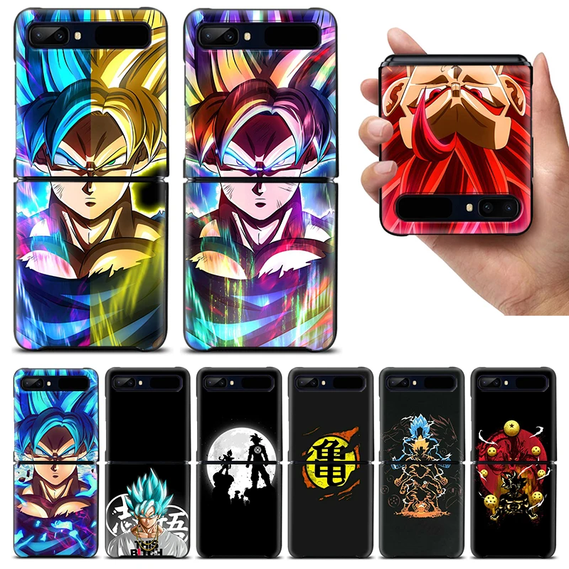 

Shockproof Folding Mobile Hard Shell D-Dragon Ball Z Animation For Samsung Galaxy Z Flip 4 3 5G TPU Black Phone Case Cover
