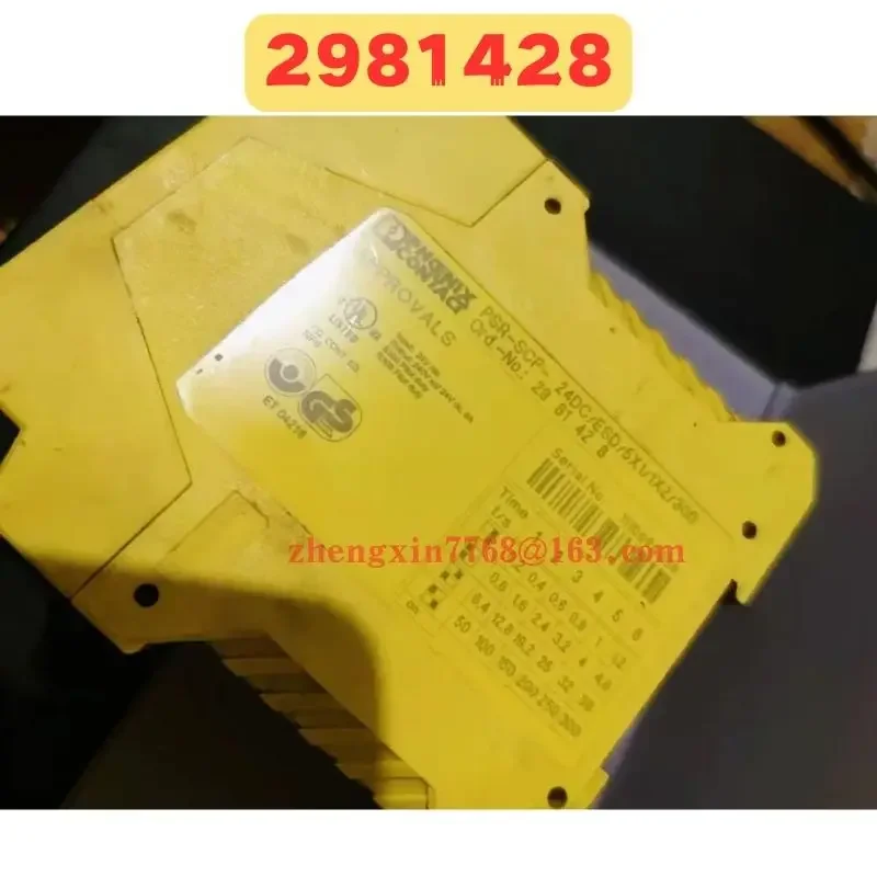 Б/у реле 2981428 PSR-SCP-24DC/ESD/5X1/1X2/300 Нормальная функция протестирована в порядке
