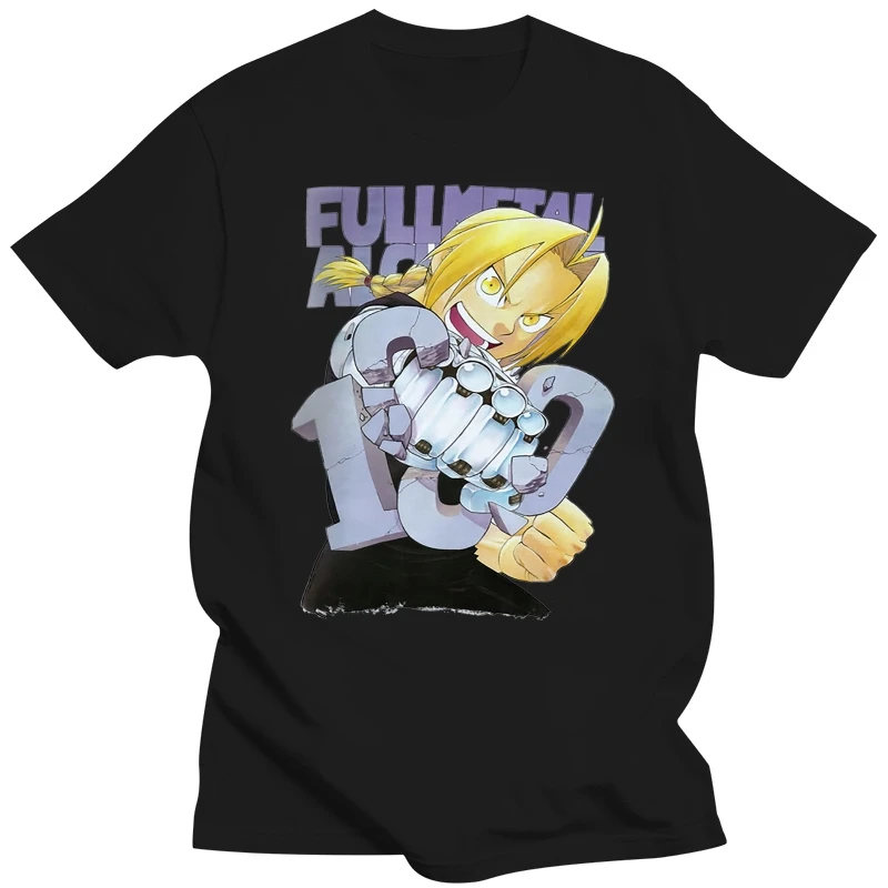 Цельнометаллическая футболка с изображением алхимика, японская аниме футболка с цельнометаллическим искусственным рисунком, 3D футболка с коротким рукавом, Подарочная рубашка, японский новый дизайн