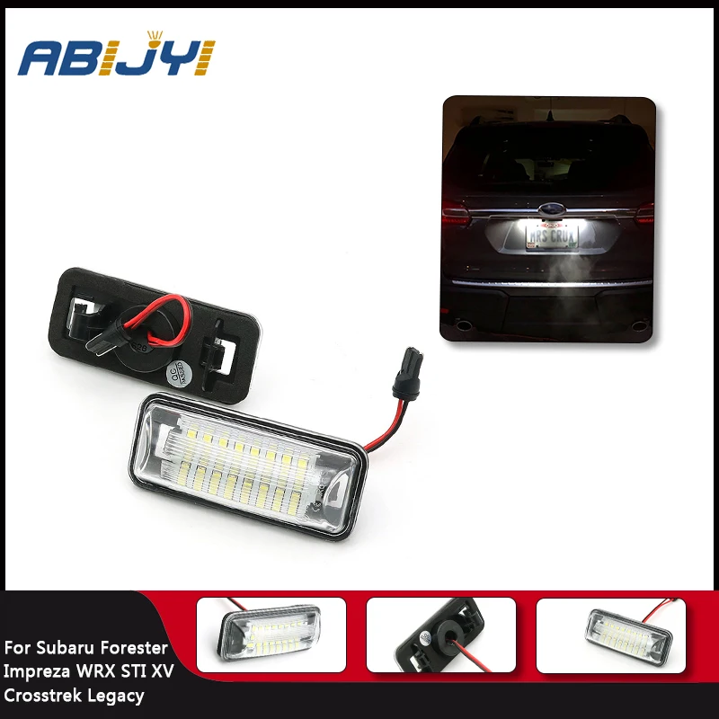 Светодиодный номерной знак 3528SMD для Subaru Forester Impreza WRX STI XV Crosstrek Legacy светильник FT-86