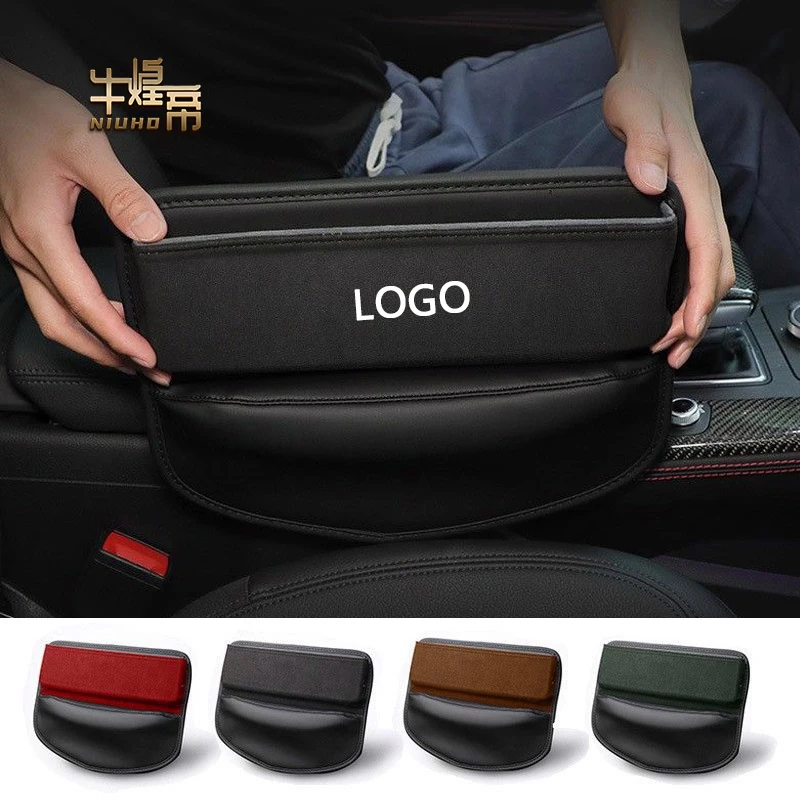 

Suede Leather Car Seat Crevice Storage Box Bag For Fiat Abarth Chrysler SAAB JEEP Dodge RAM Opel Lancia Car Interior Accessories