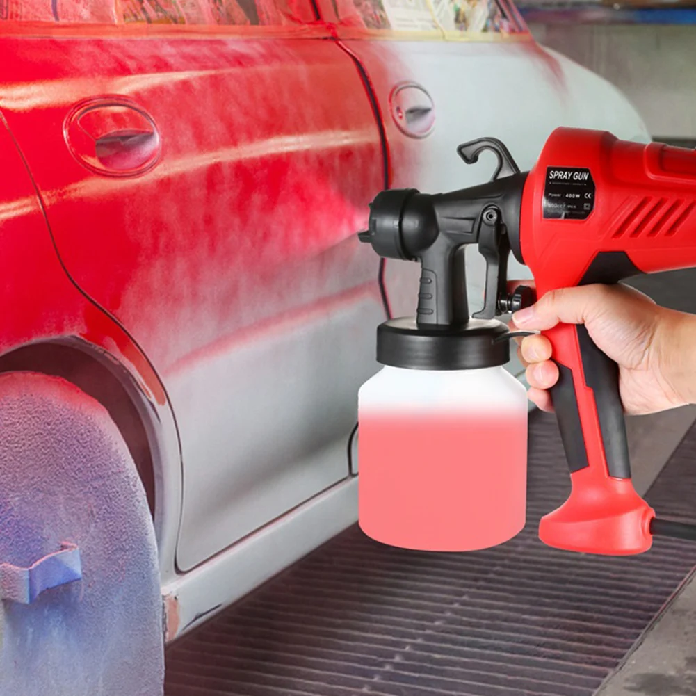 

US/EU Plug Portable Electric Plastic Paint Spray Gun Adjustable Detachable Home Wall Airbrush Latex Paint Spraying Machine