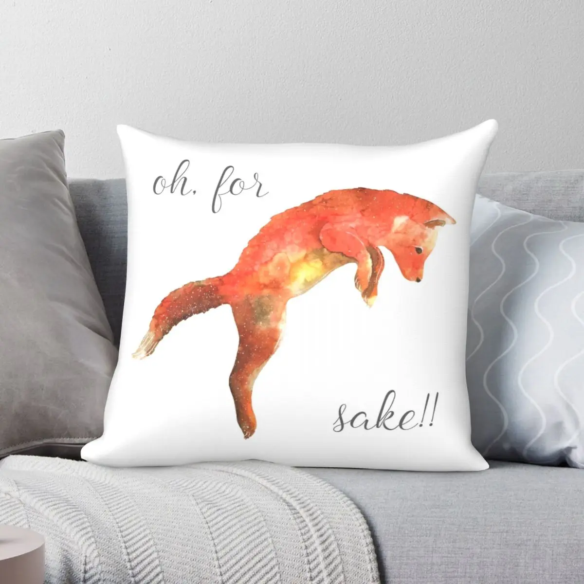 

Квадратный Чехол-Подушка из полиэстера и льна, с принтом