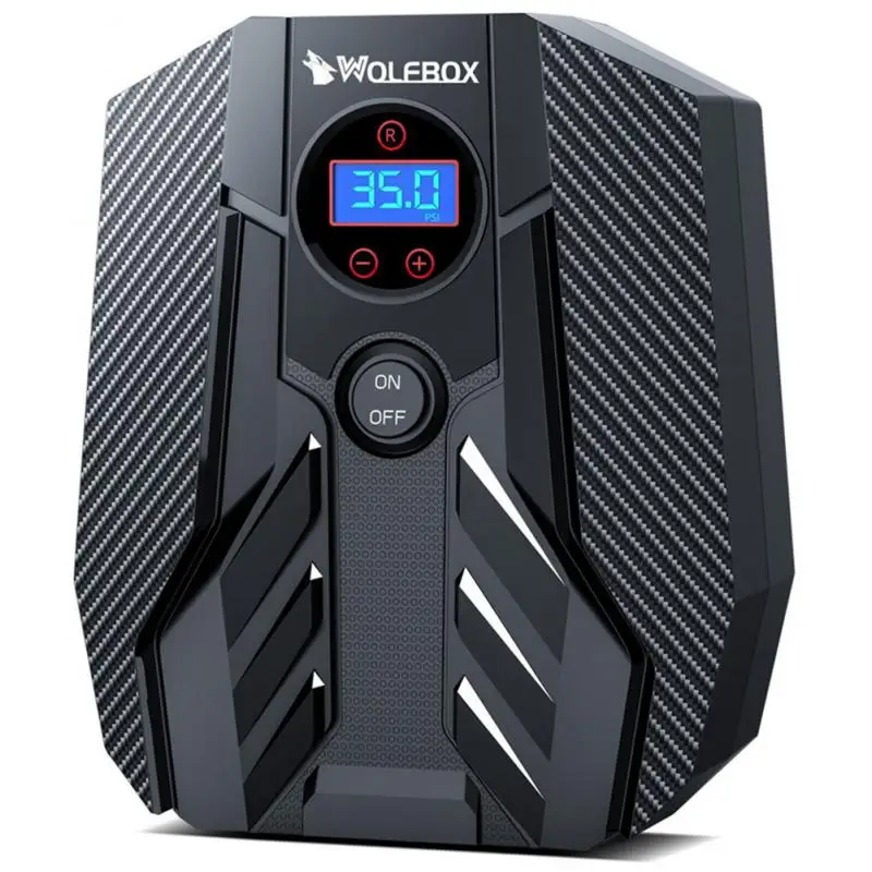 

Newest Car Tyre Inflator DC 12V Portable Air Compressor Led Car Compressor With Led Lighting Digital Inflatable Pump