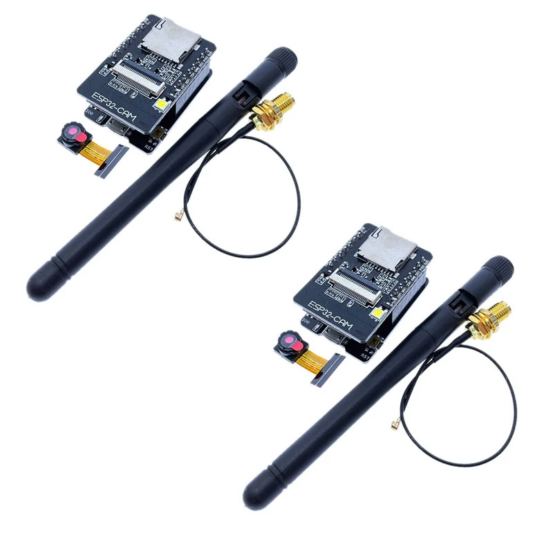 

2 шт., детская плата CH340G 5V Bluetooth + камера OV2640 + антенна 2,4G IPX