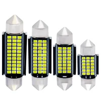 100pcs Canbus No Error LED Car Dome Bulbs Festoon C5W 18smd 24smd 30smd 33smd 31mm 36mm 39mm 41mm Auto Interior Reading Lamp