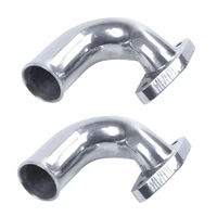 2x rc 1 10th on road carbuggytruck exhaust manifold for hsp 02031 silver