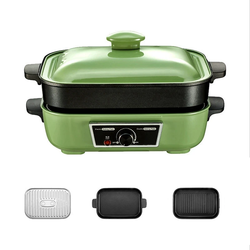 

4 в 1, гриль для дома, электрический гриль для кухни, мяса, морепродуктов, стейков, блинов, сыра, европейская вилка